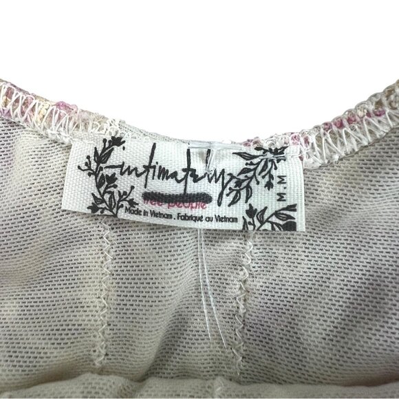 Free People Intimately Spring Soiree Printed Bodysuit Size Medium - Picture 6 of 10